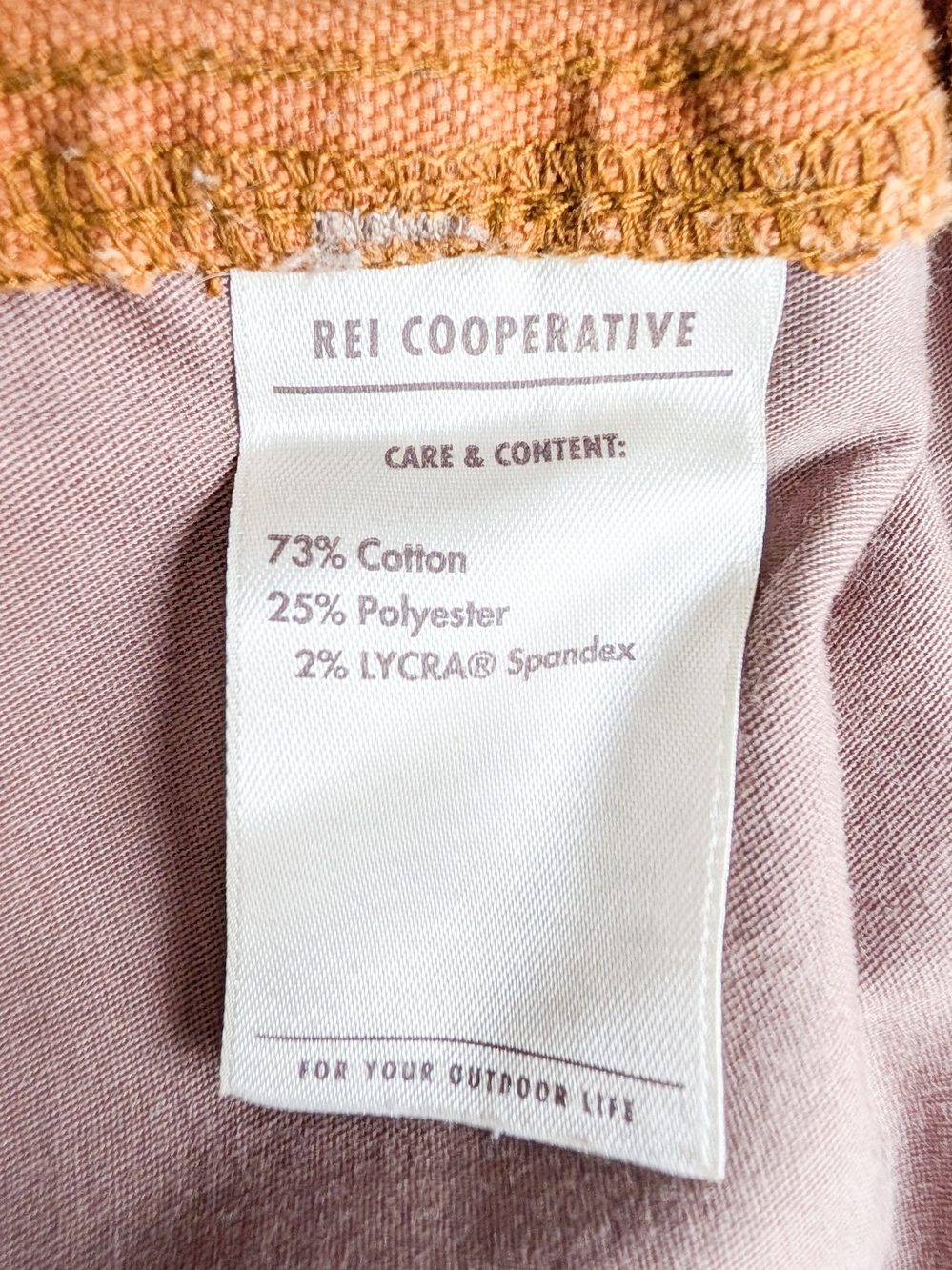 REI Cooperative Pants Mens 32x32 Caramel Brown Canvas Cargo Workwear Utility - Picture 4 of 9